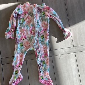 Little Bum Bums Rose and succulent sleeper